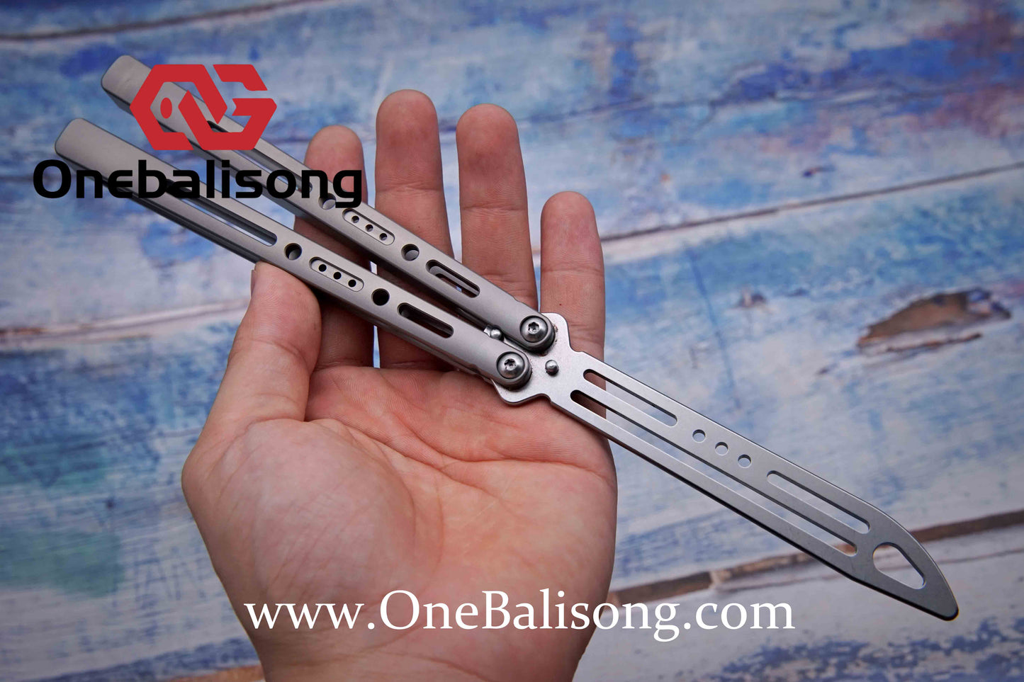 ARMED SHARK sentry clone Titanium handle stainless steel blade Bushing
