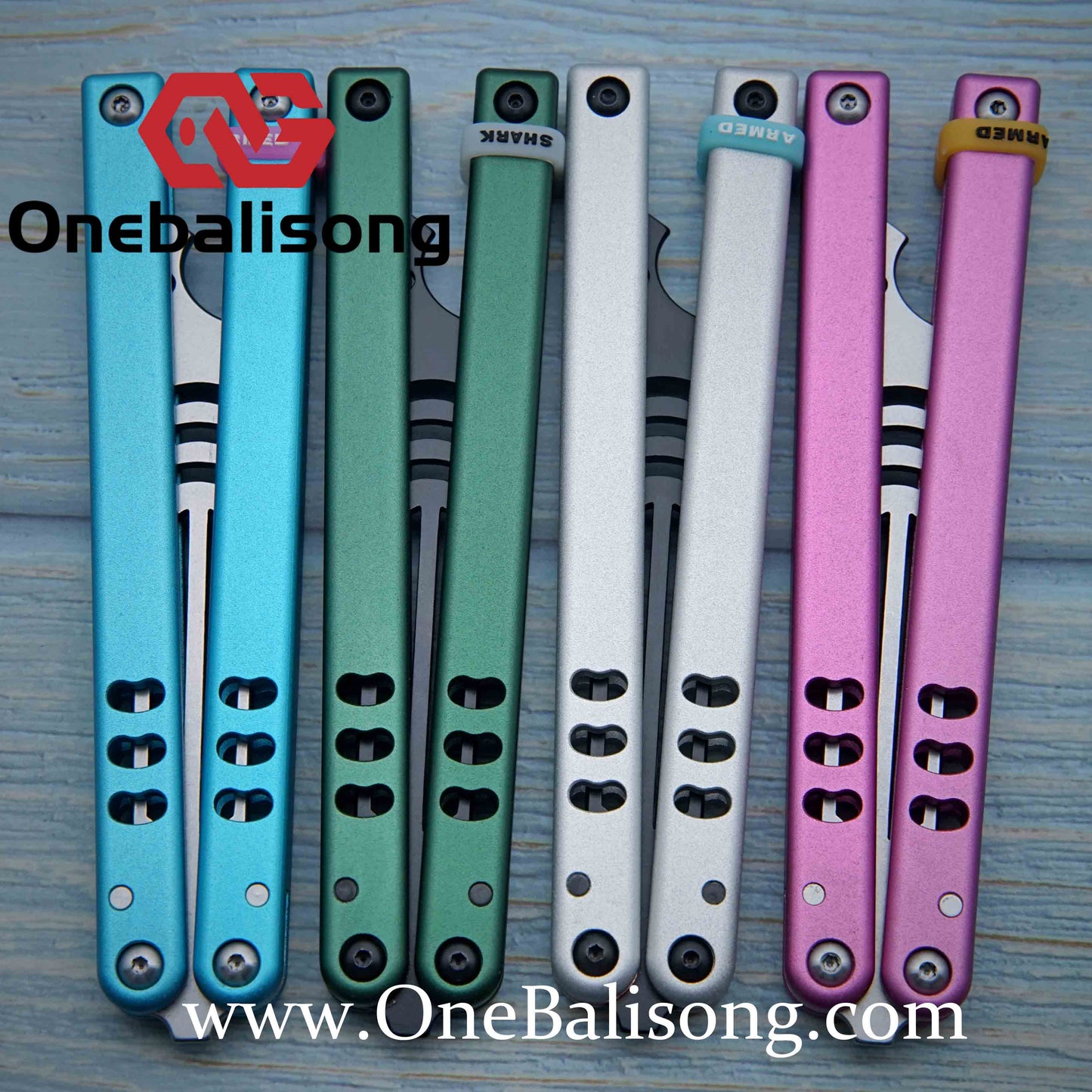 ARMED SHARK V5 Mako Clone Aluminum alloy handle stainless steel Trainer blade One-piece structure Bushing