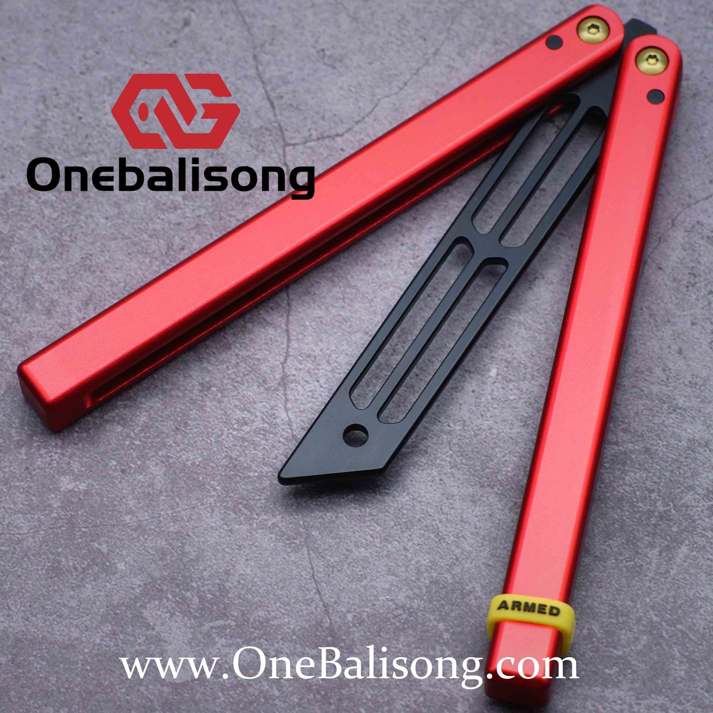 ARMED SHARK triton clone Aluminum alloy handle stainless steel blade Bushing