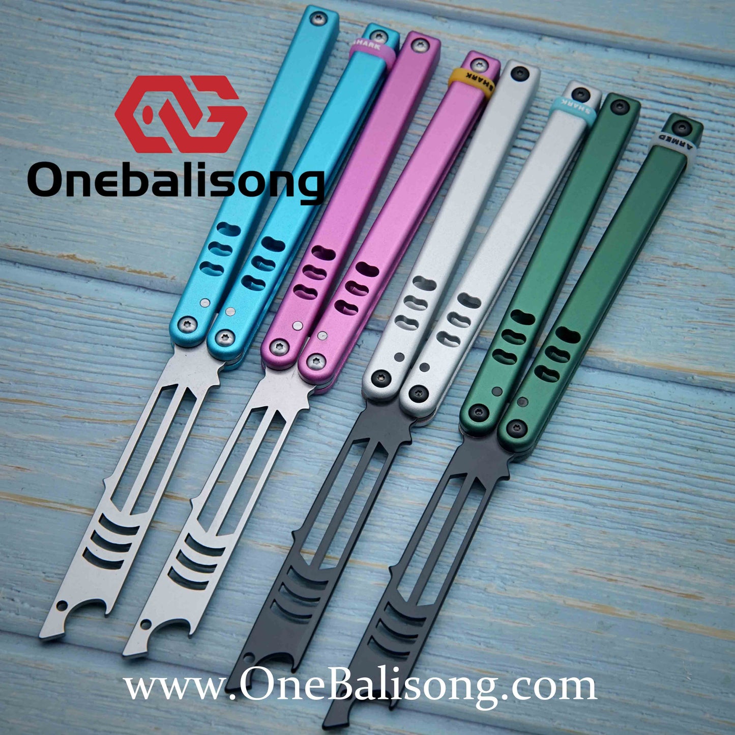 ARMED SHARK V5 Mako Clone Aluminum alloy handle stainless steel Trainer blade One-piece structure Bushing