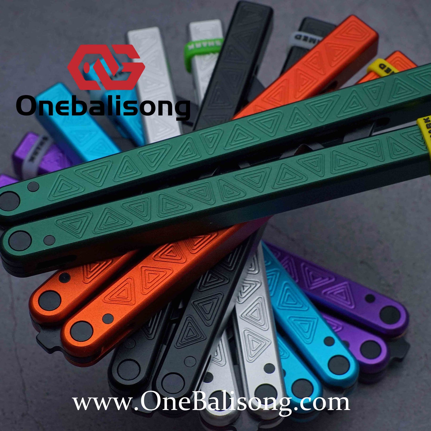 ARMED SHARK origin clone Aluminum alloy handle stainless steel blade bushing