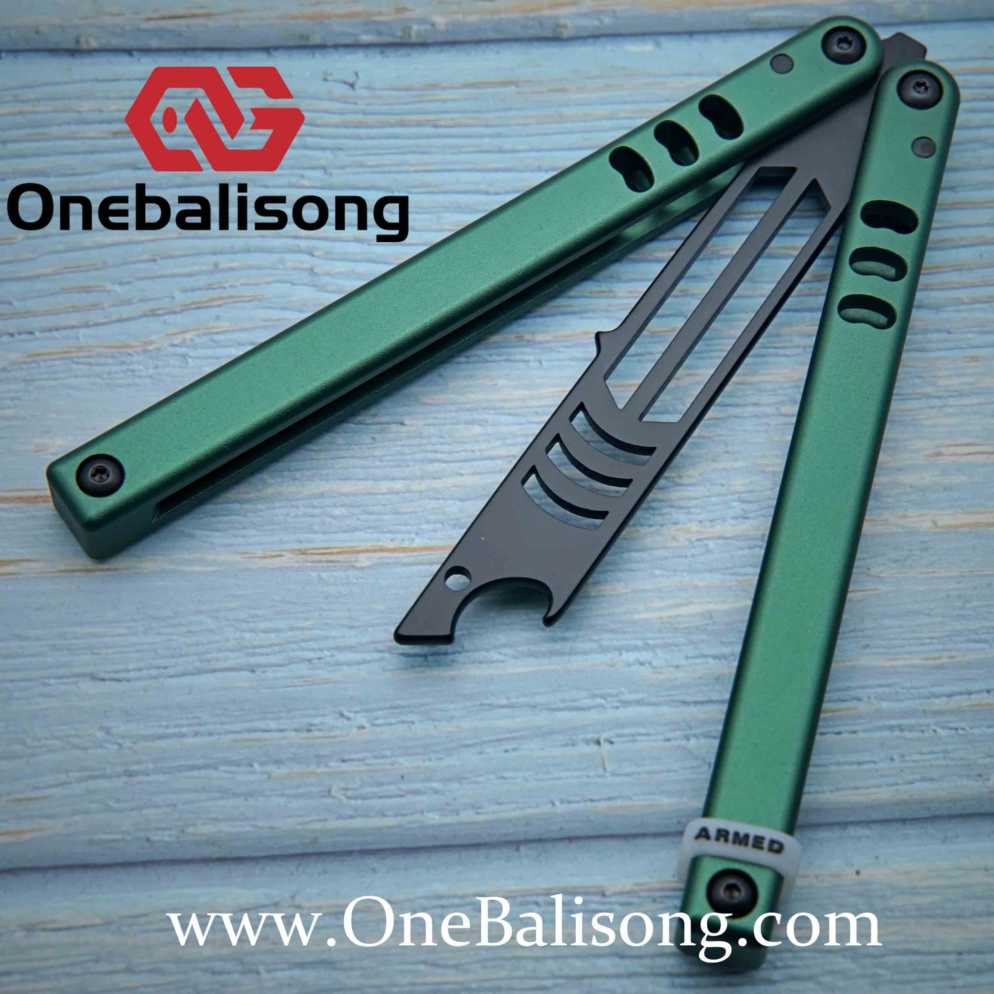 ARMED SHARK V5 Mako Clone Aluminum alloy handle stainless steel Trainer blade One-piece structure Bushing