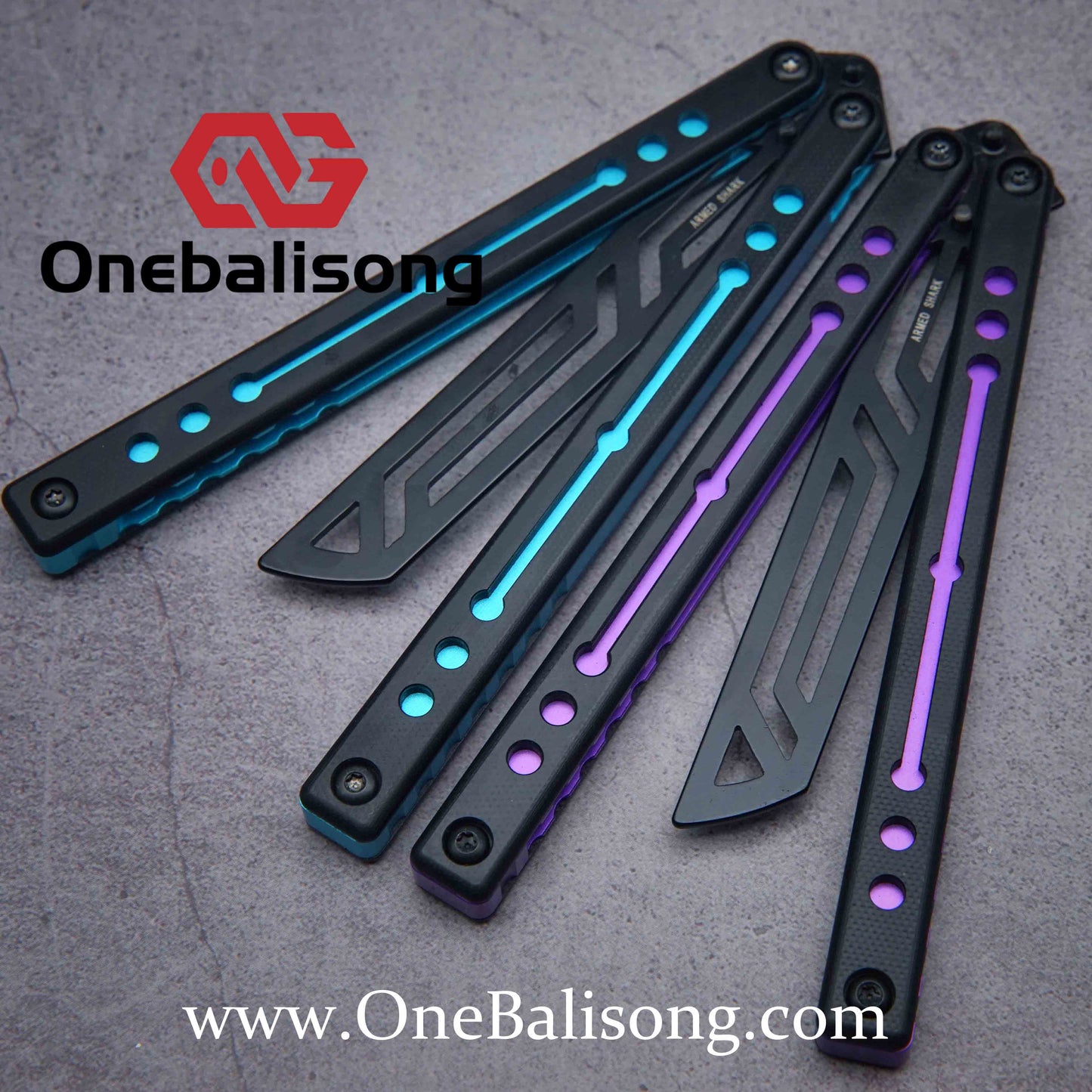 ARMED SHARK Nautilus V2 Clone Aluminum alloy handle stainless steel blade Bushing
