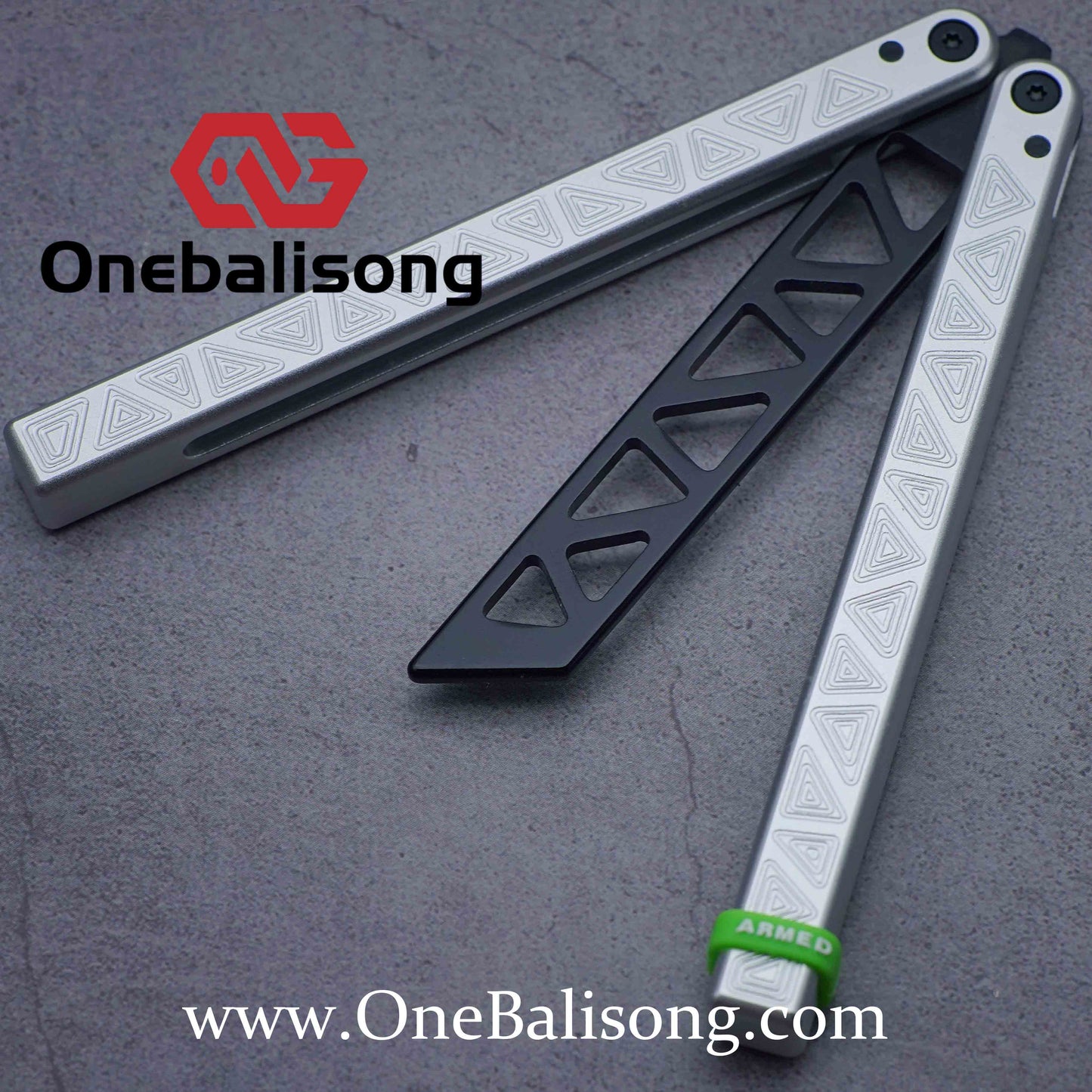 ARMED SHARK origin clone Aluminum alloy handle stainless steel blade bushing
