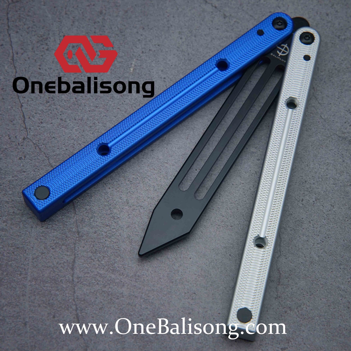 Baliplus Squidtrainer V4 Balisong Clone 7075 Aluminum Alloy Handle Stainless Steel Blade Bushing