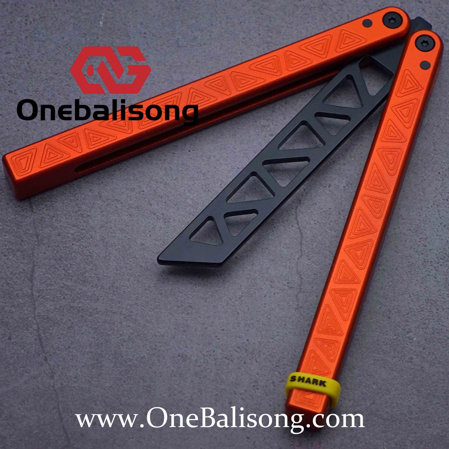 ARMED SHARK origin clone Aluminum alloy handle stainless steel blade bushing