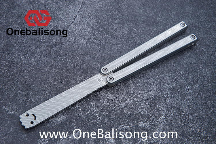 Armed Shark 7075 Aluminum Squiddy Balisong Clone 7075 Aluminum Materia