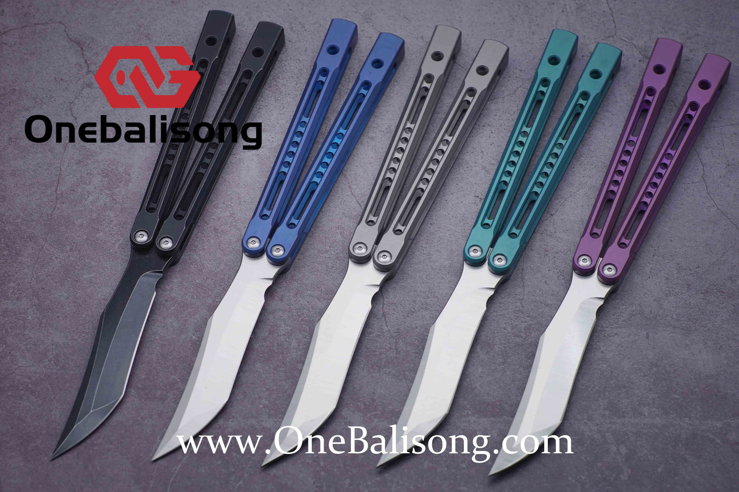 theone monarch v2 clone Titanium alloy-handle stainless steel blade bushings D2