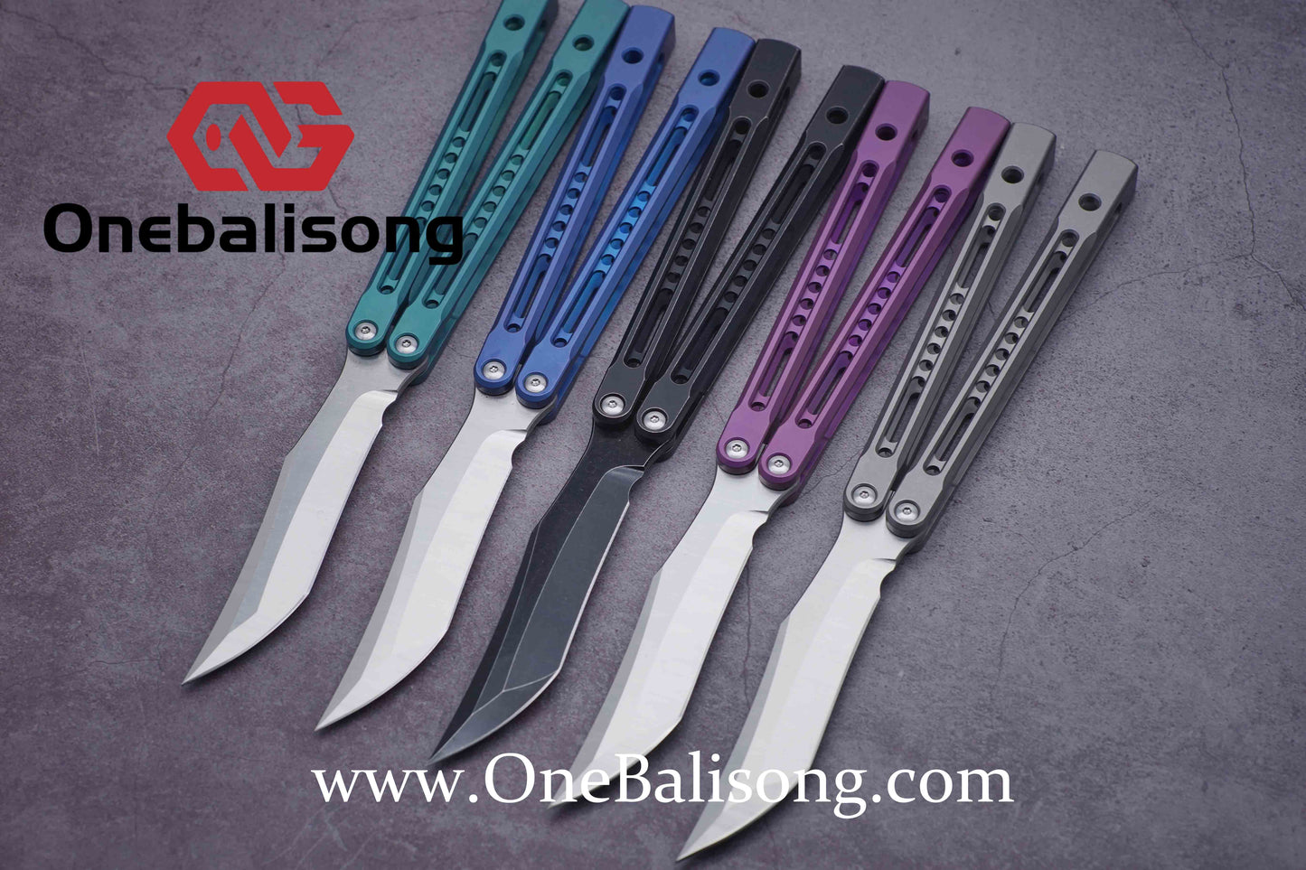 theone monarch v2 clone Titanium alloy-handle stainless steel blade bushings D2