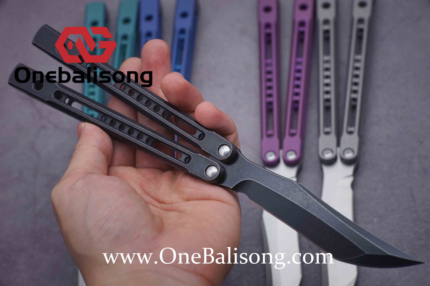 theone monarch v2 clone Titanium alloy-handle stainless steel blade bushings D2