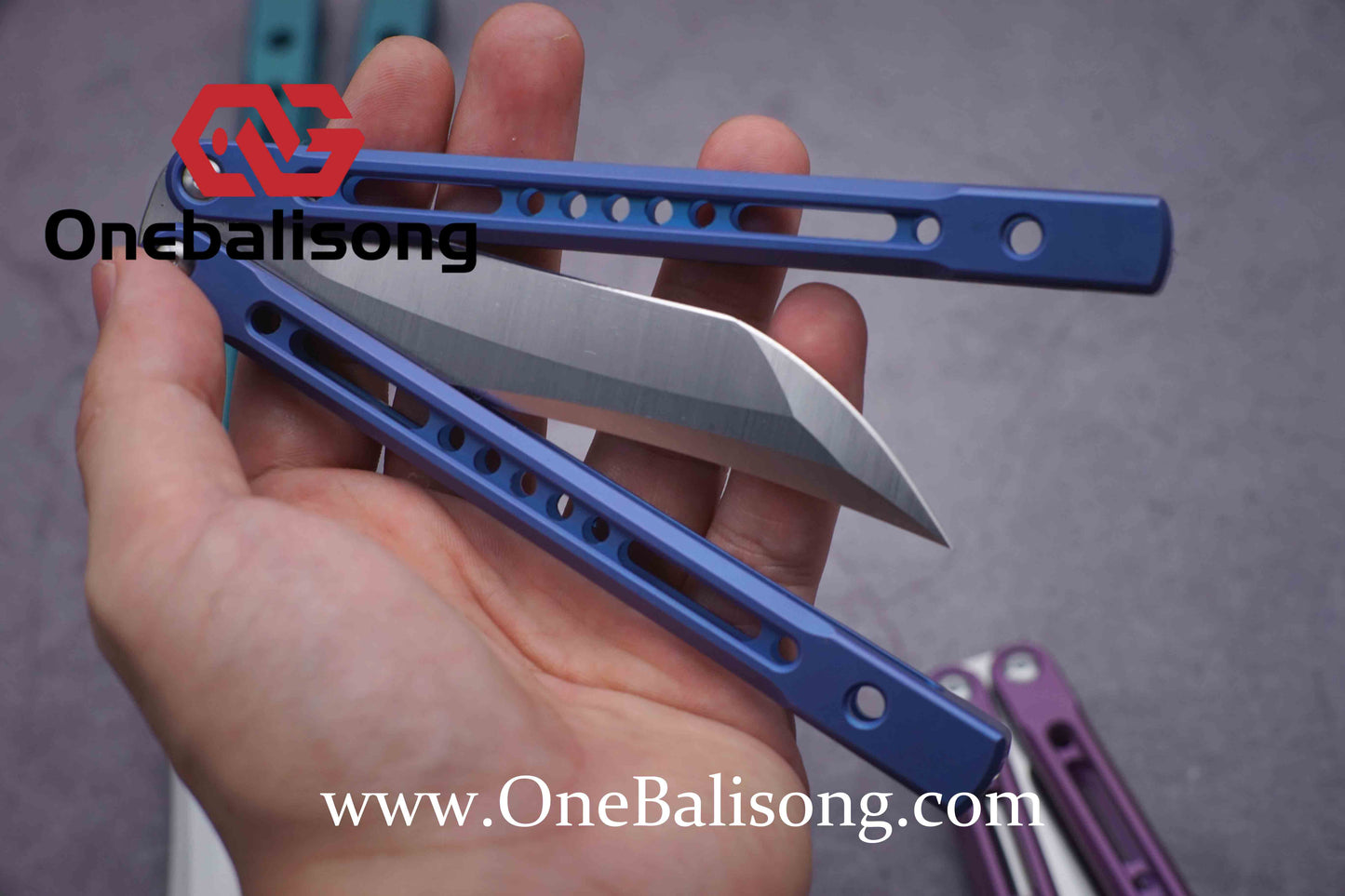 theone monarch v2 clone Titanium alloy-handle stainless steel blade bushings D2