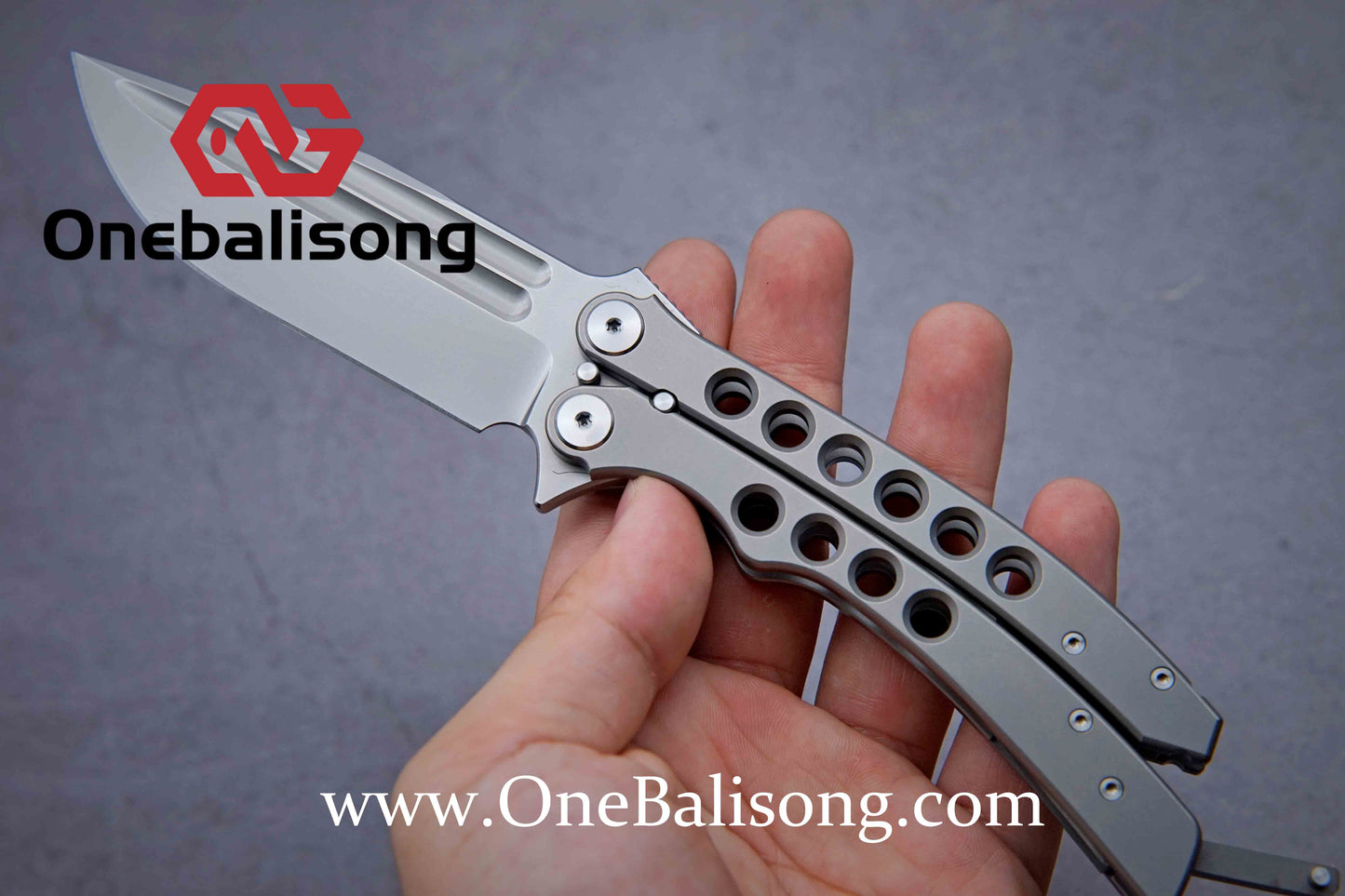 Charlie clone Titanium handle M390 steel bearing