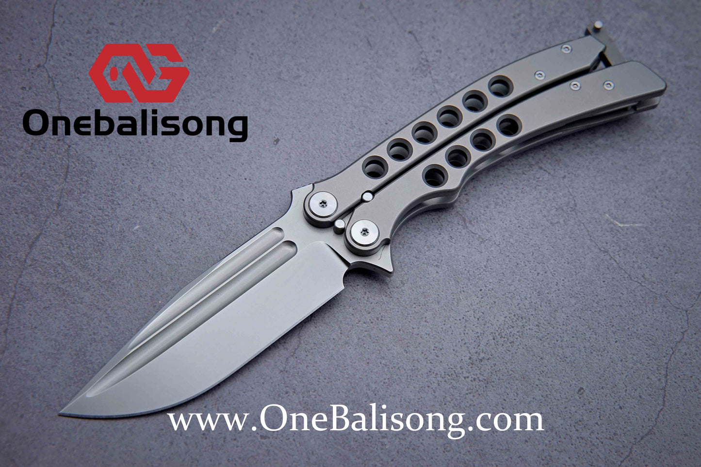 Charlie clone Titanium handle M390 steel bearing