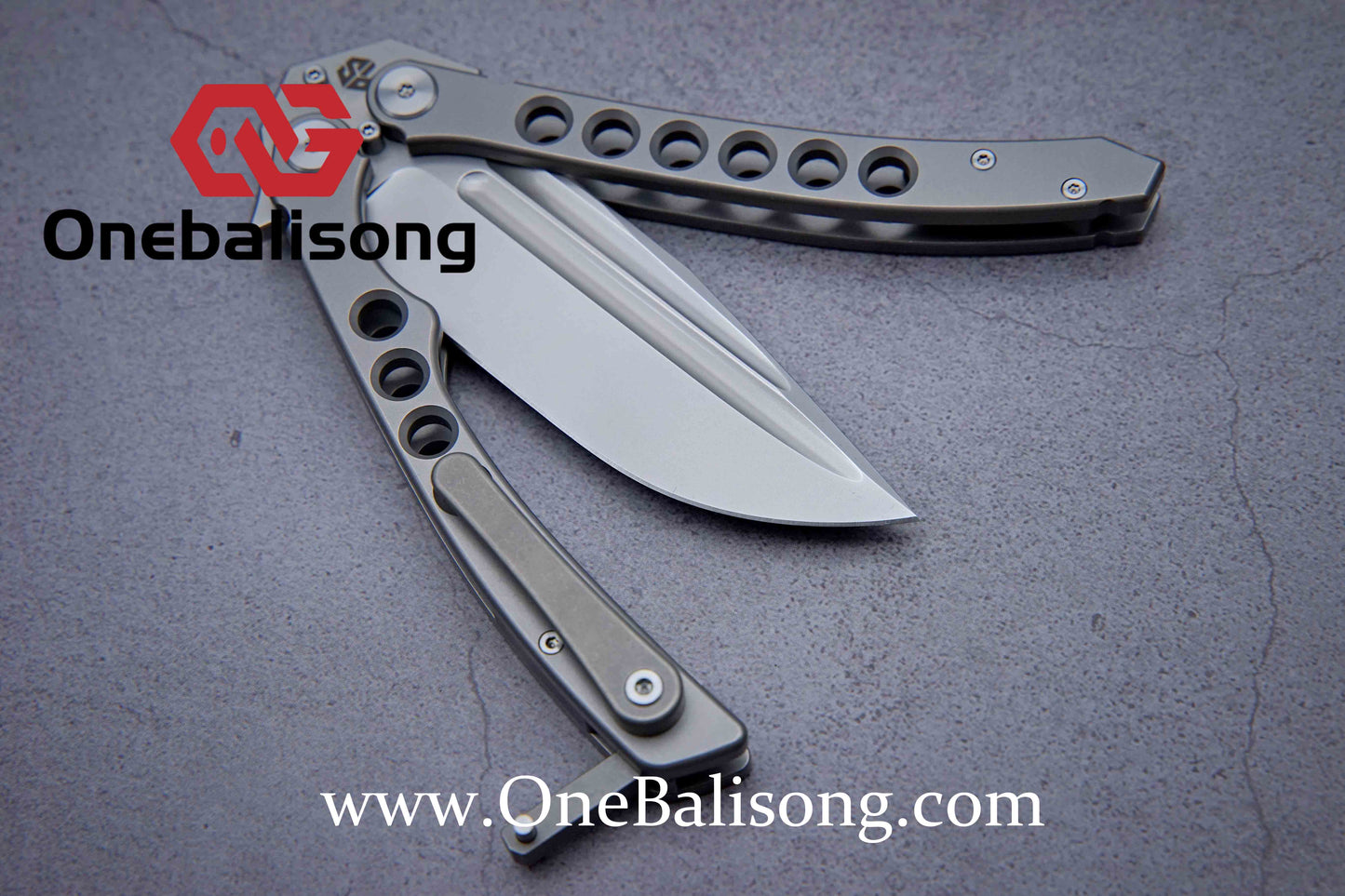 Charlie clone Titanium handle M390 steel bearing