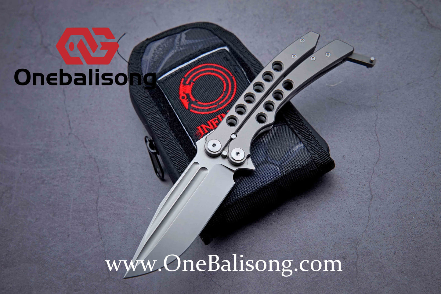 Charlie clone Titanium handle M390 steel bearing
