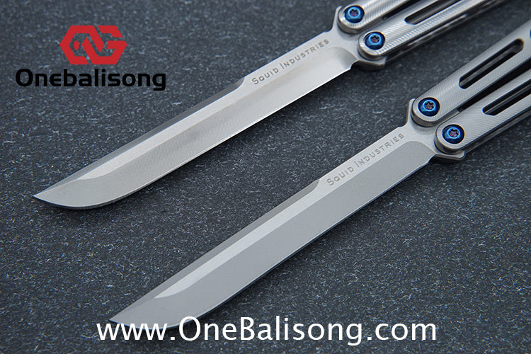 Baliplus Tsunami V4 Balisong Clone TC4 Titanium Alloy Handle VG10 Live blade Bushing