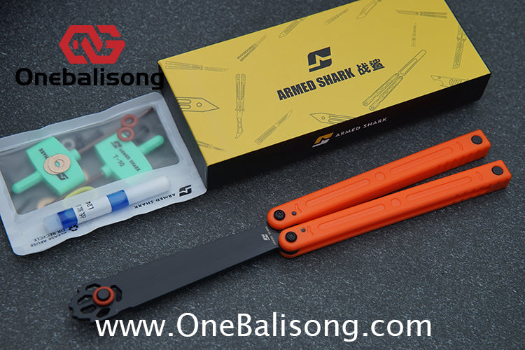 ARMED SHARK Fox Squid Balisong Plastic Training Outdoor Safe EDC