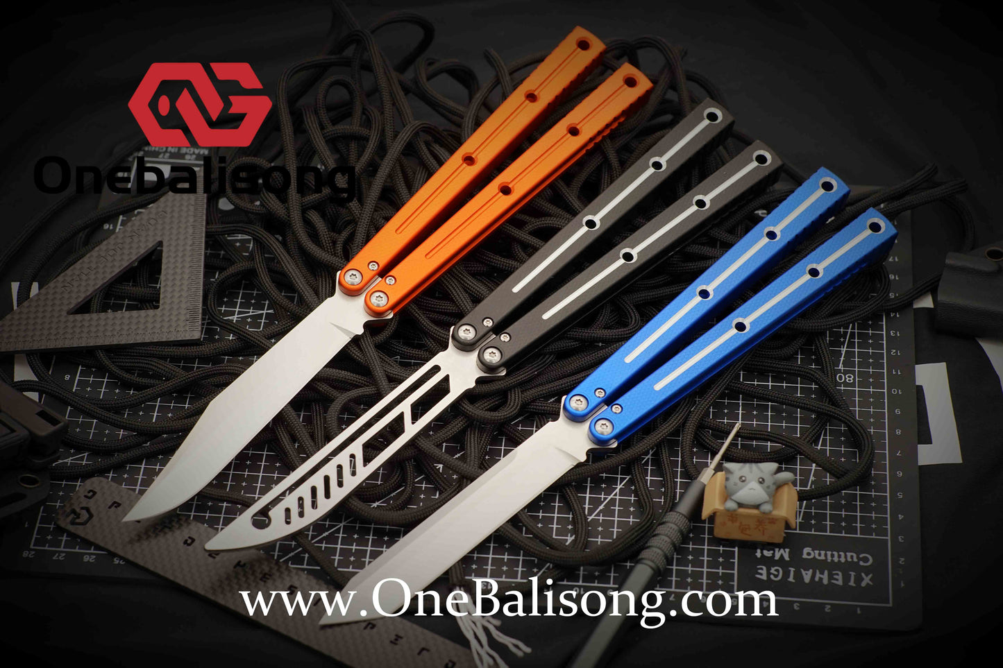 theone kraken clone Aluminum alloy-handle stainless steel blade bushings