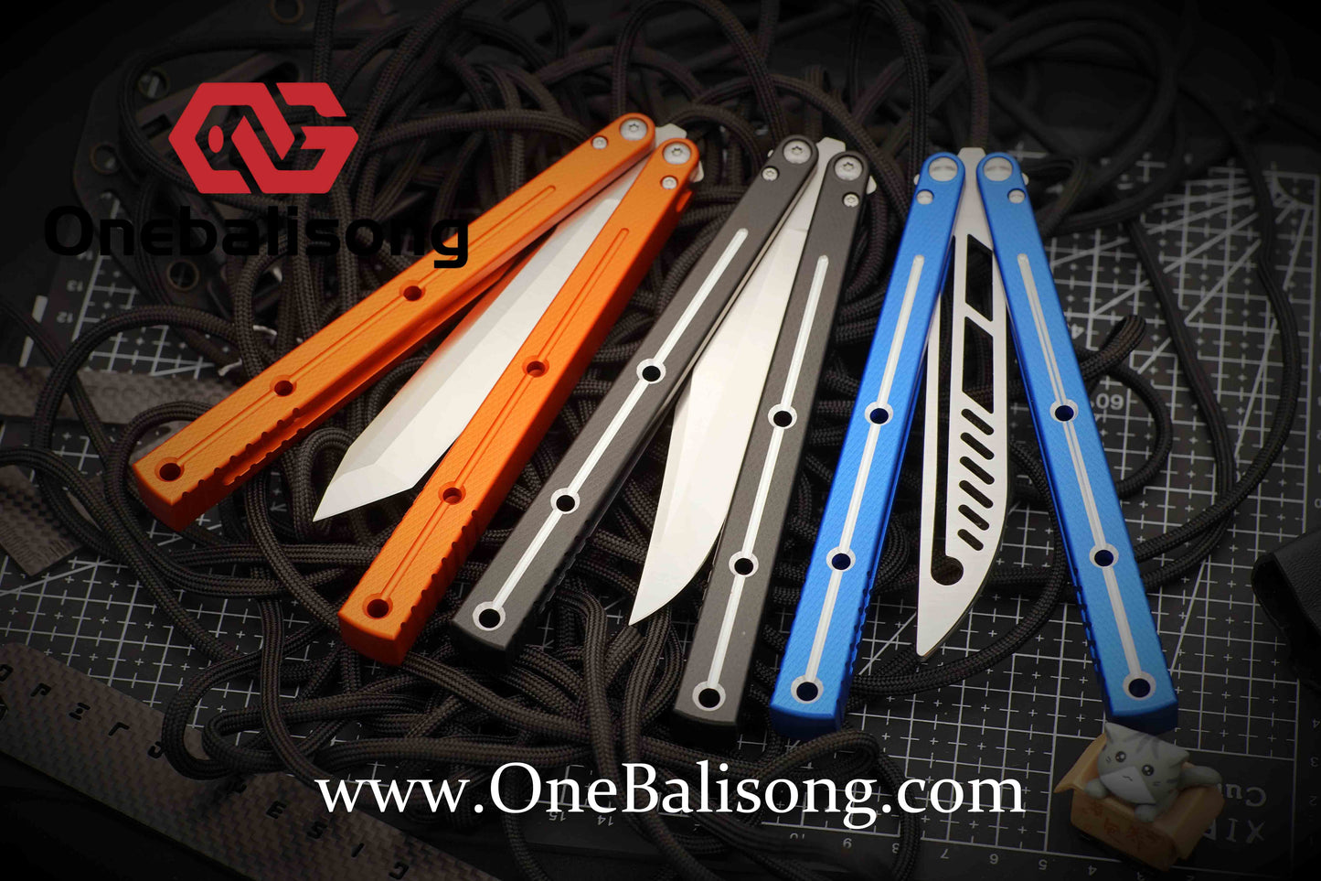 theone kraken clone Aluminum alloy-handle stainless steel blade bushings