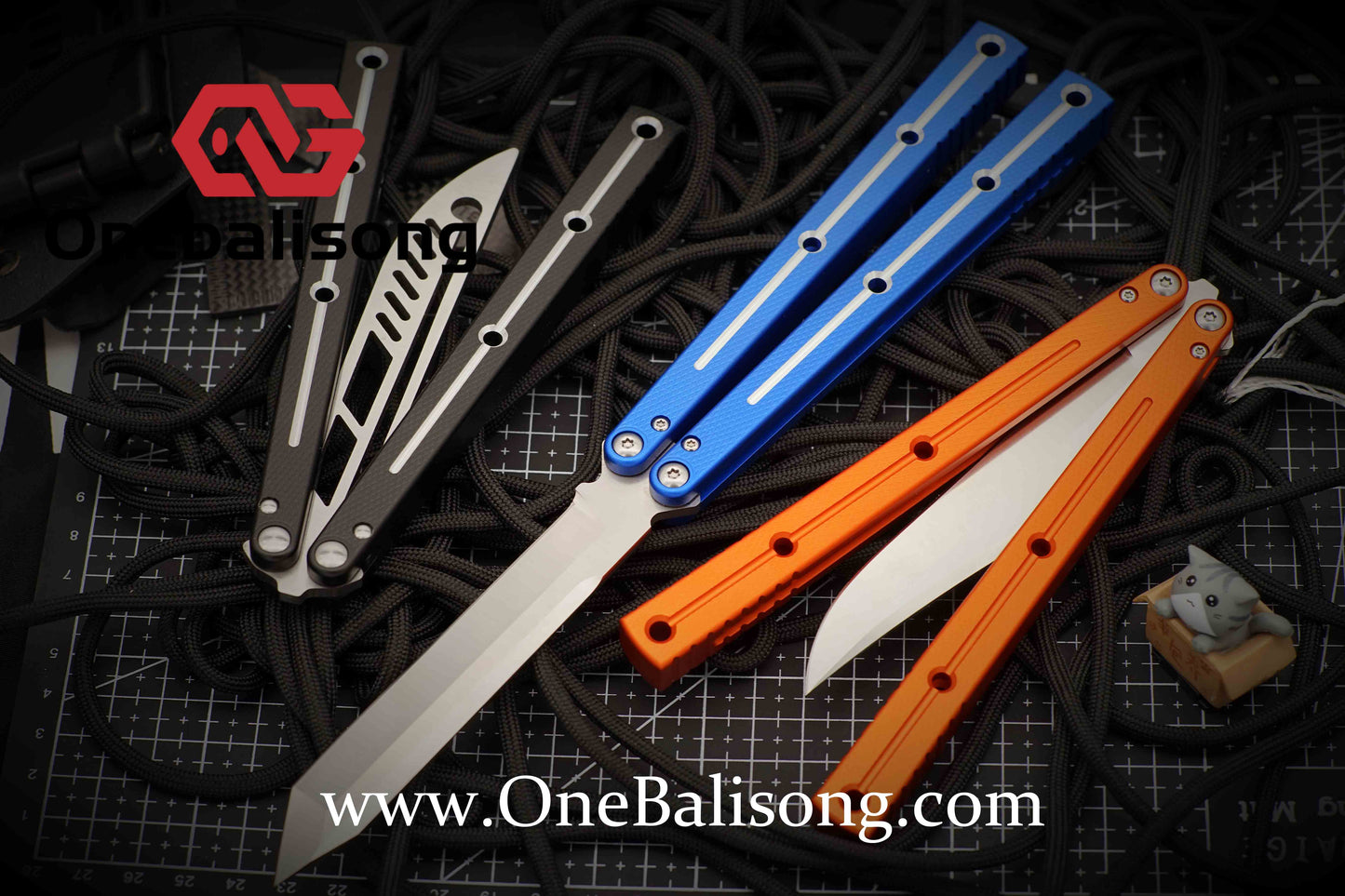 theone kraken clone Aluminum alloy-handle stainless steel blade bushings