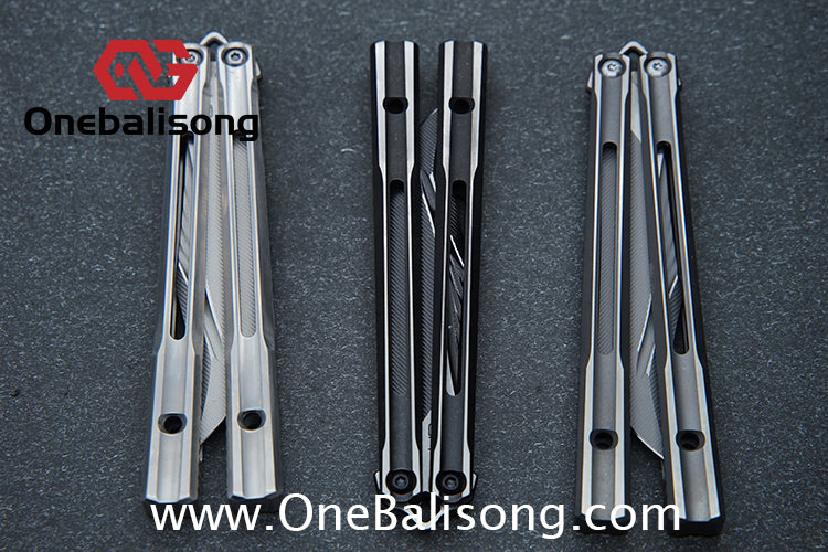 Baliplus Orca V1.5 Clone Flying Butterfly Clone Titanium Alloy Handle Stainless Steel Blade