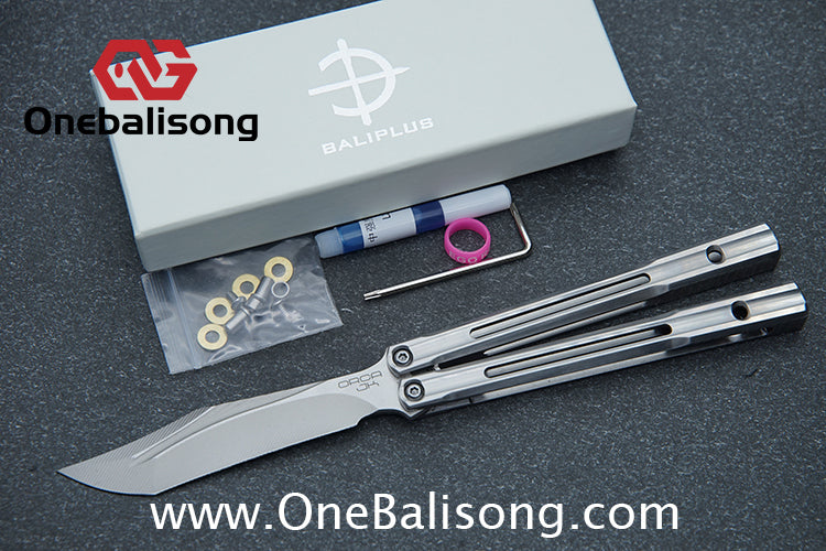 Baliplus Orca V1.5 Clone Flying Butterfly Clone Titanium Alloy Handle Stainless Steel Blade