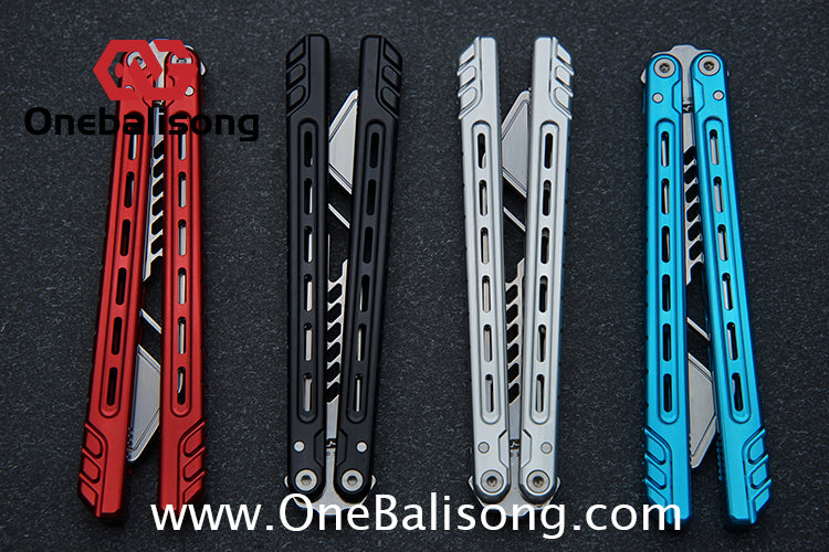 Armed Shark Athena Balisong 7075 Aluminum Alloy Handle 5Cr15 Stainless Steel Trainer Blade