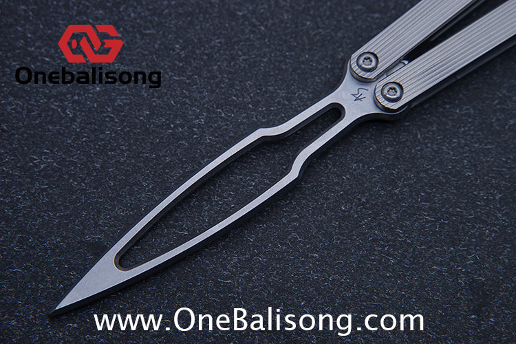 Armed Shark CK Balisong TC4 titanium 440C stainless steel Clone