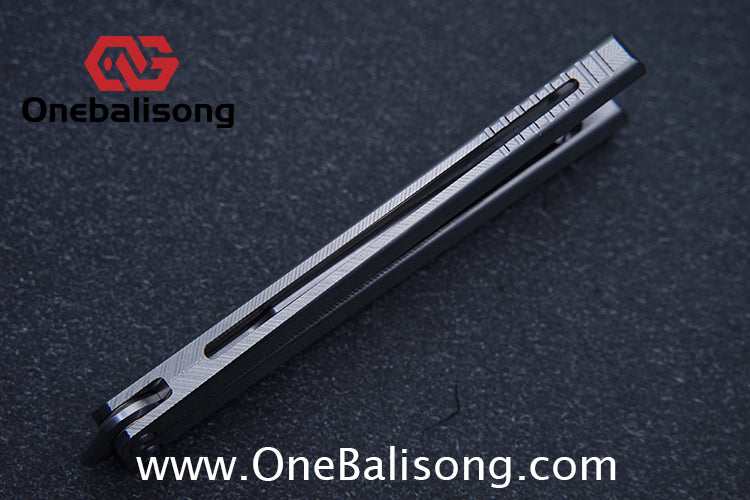 Armed Shark CK Balisong TC4 titanium 440C stainless steel Clone