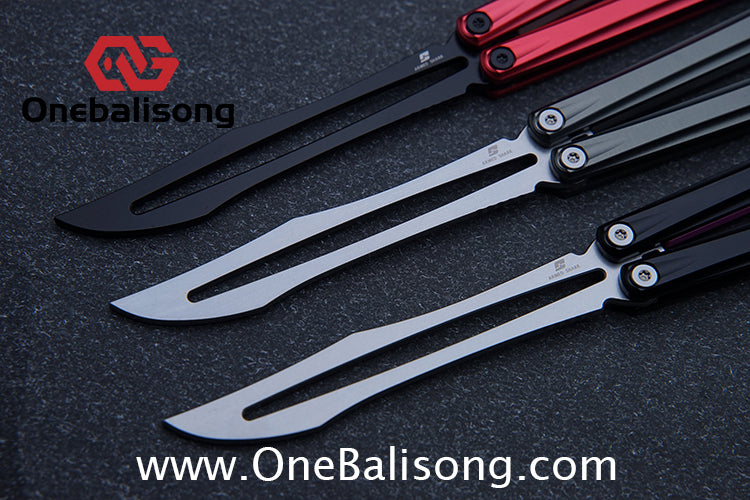 Armed Shark Striker Eureka Balisong 7075 Aluminum Alloy G10 Handle Stainless Steel Blade Bushing