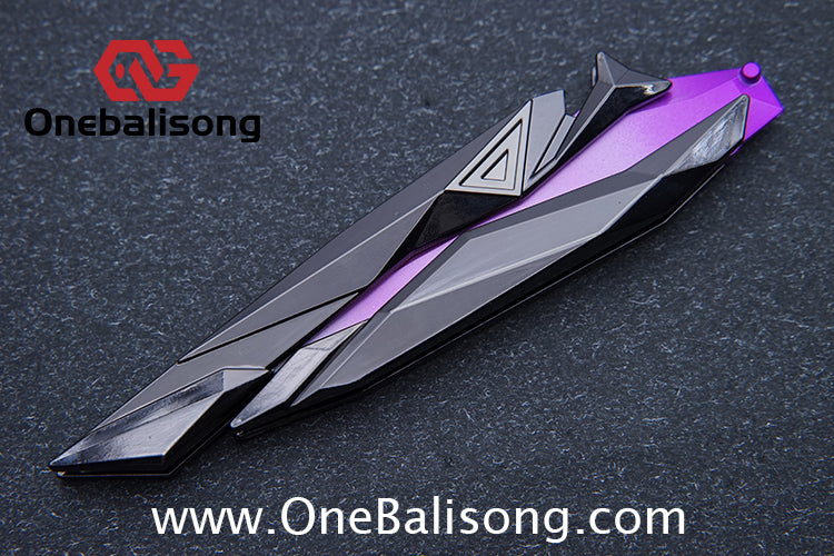 Fearless Contract Singularity Butterfly Knife Game Related Toys Metal Material Balisong