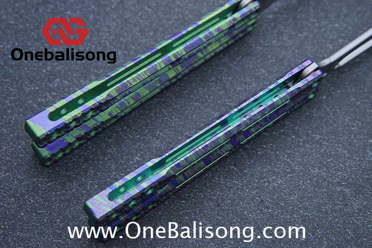 theone JK orca killer whale clone Titanium alloy-handle stainless steel blade