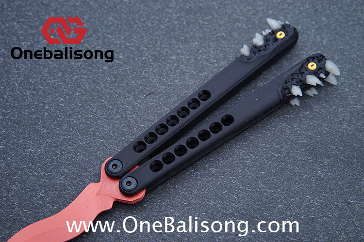 Butterfly Knife Game Related Toys Metal Material Balisong