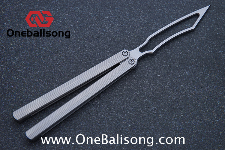 Armed Shark CK Balisong TC4 titanium 440C stainless steel Clone