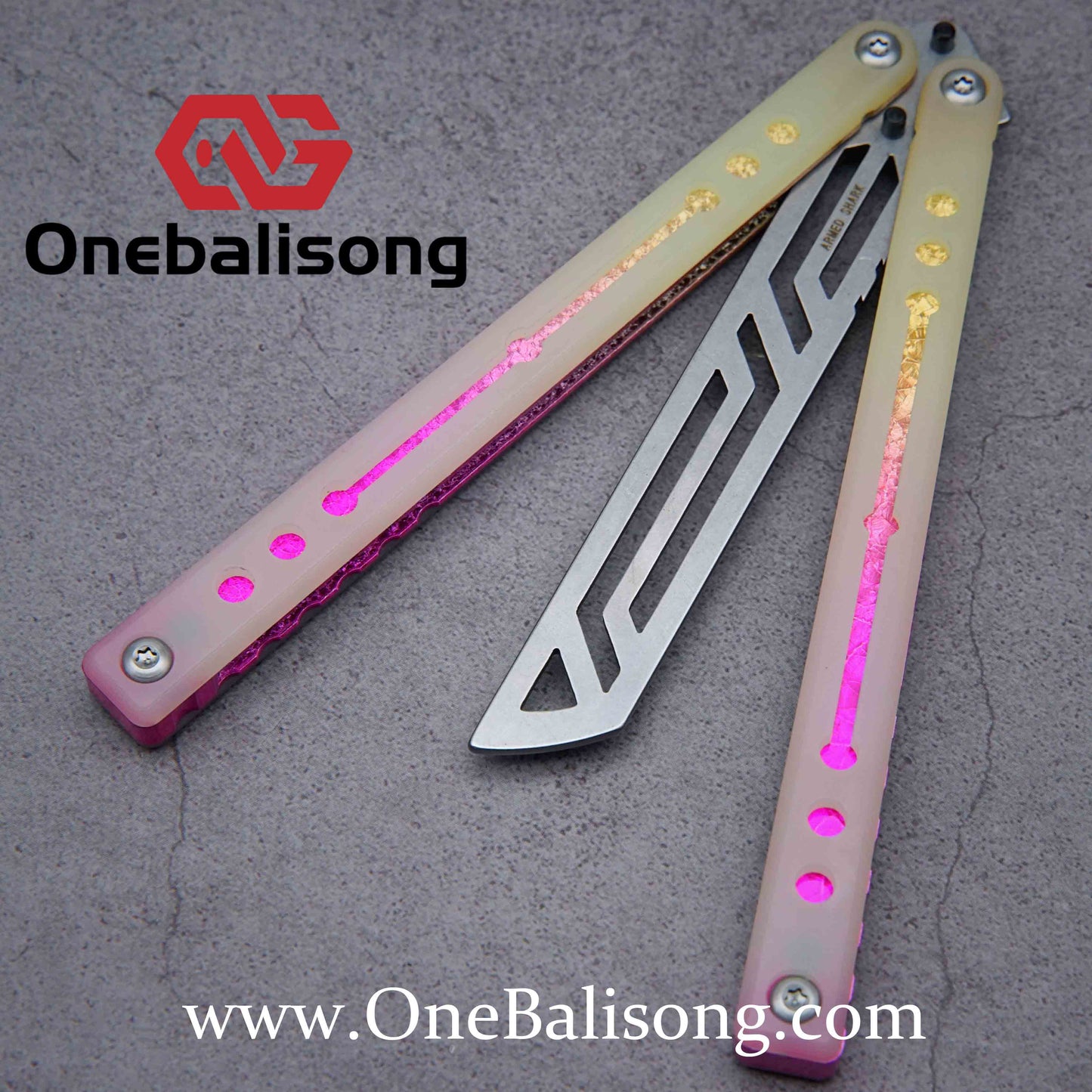 ARMED SHARK Nautilus V2 Clone Aluminum alloy handle stainless steel blade Bushing
