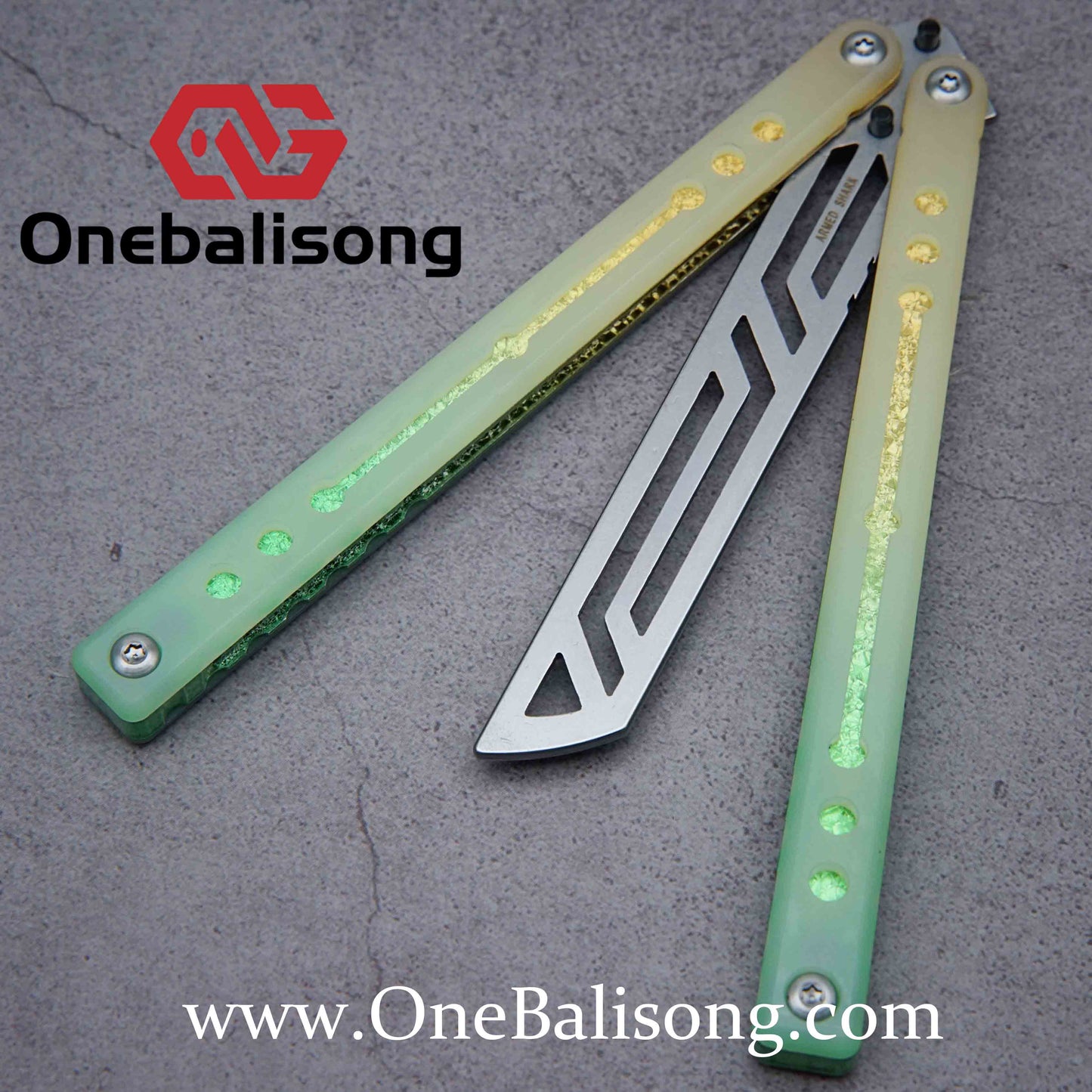 ARMED SHARK Nautilus V2 Clone Aluminum alloy handle stainless steel blade Bushing