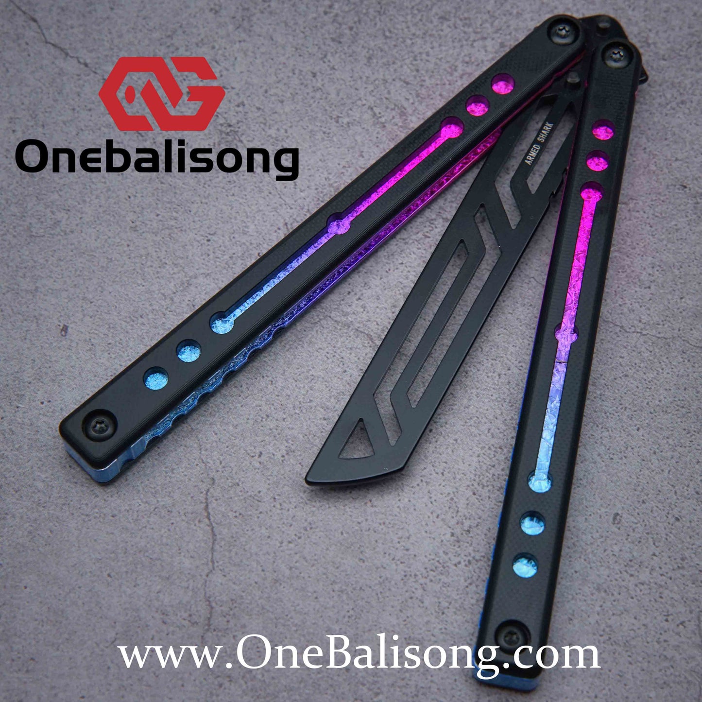 ARMED SHARK Nautilus V2 Clone Aluminum alloy handle stainless steel blade Bushing