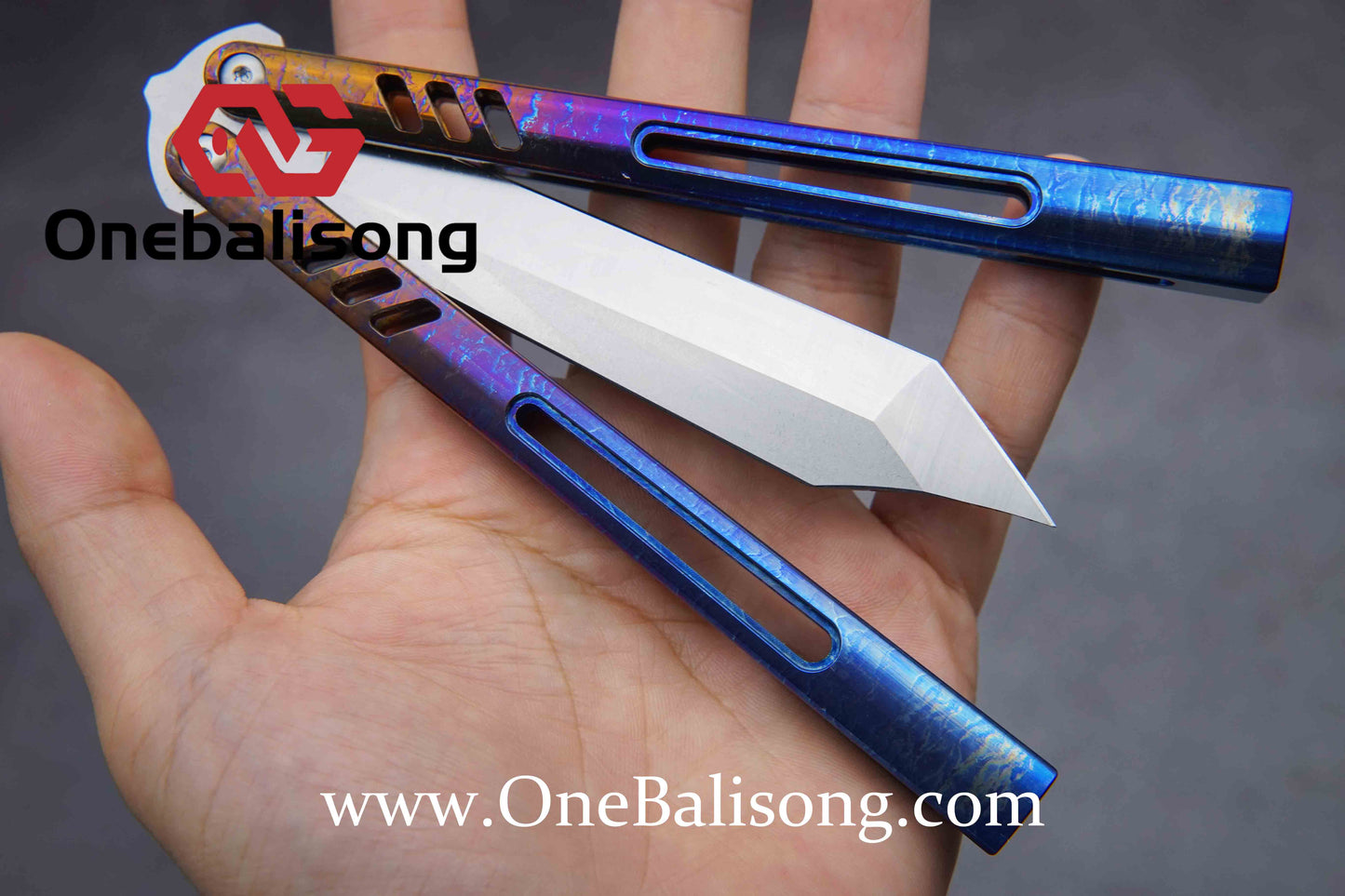 theone One-piece REP clone Titanium alloy-handle stainless steel blade bushings