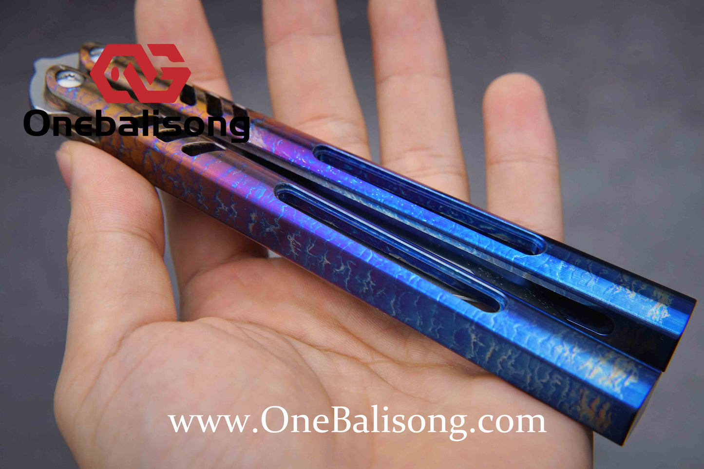 theone One-piece REP clone Titanium alloy-handle stainless steel blade bushings