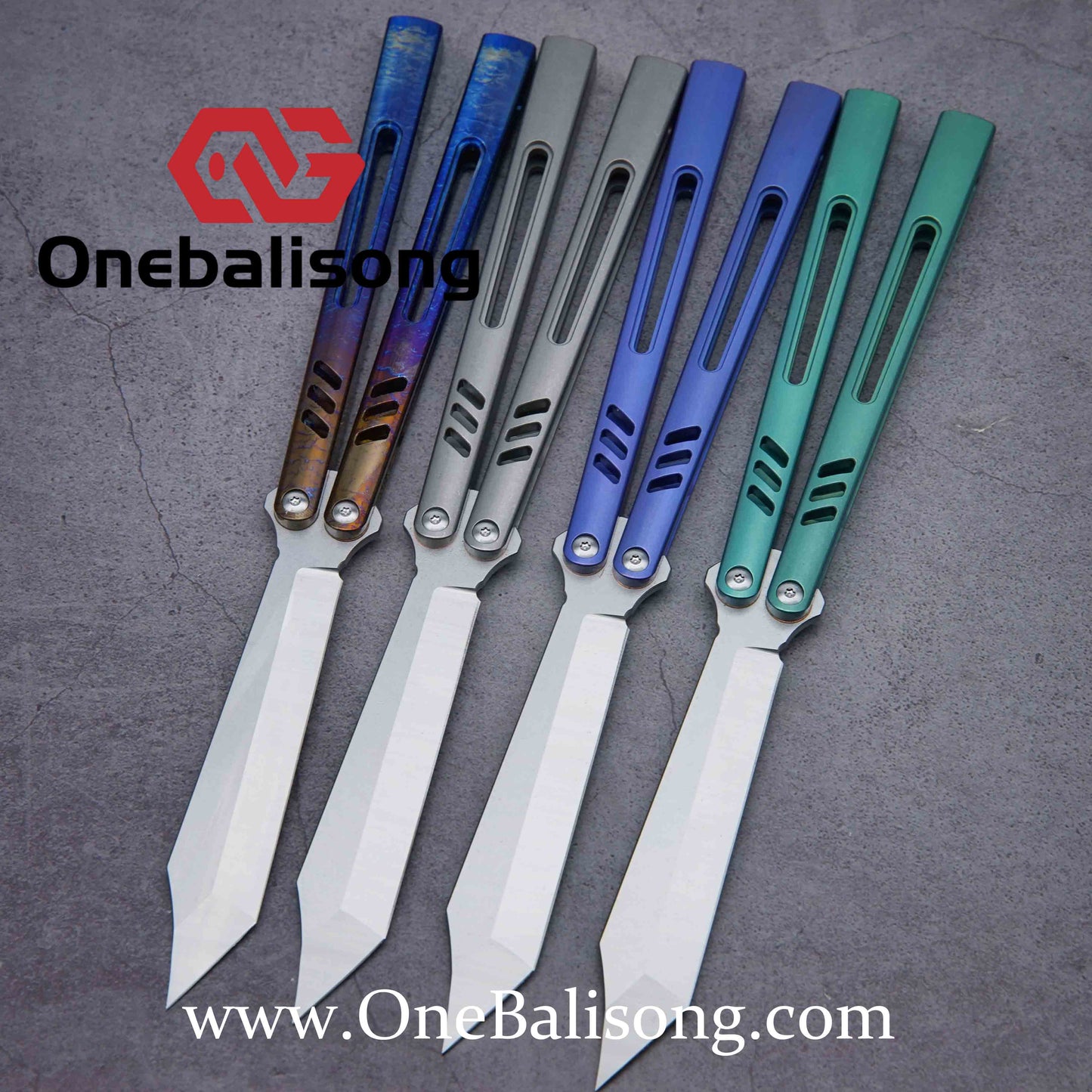 theone One-piece REP clone Titanium alloy-handle stainless steel blade bushings