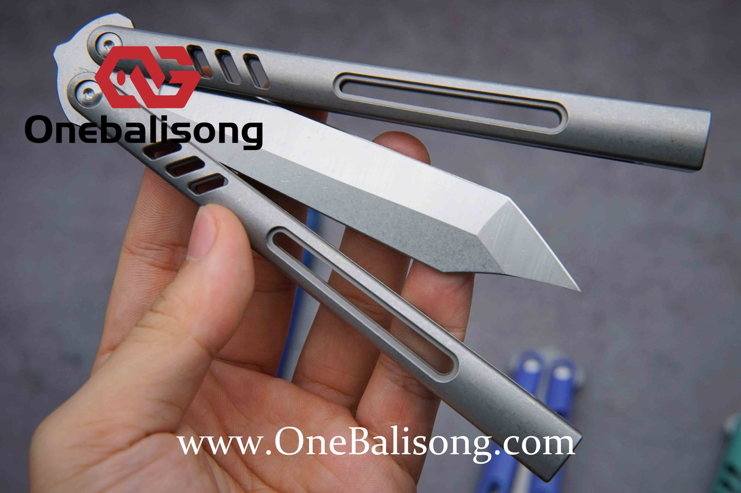 theone One-piece REP clone Titanium alloy-handle stainless steel blade bushings