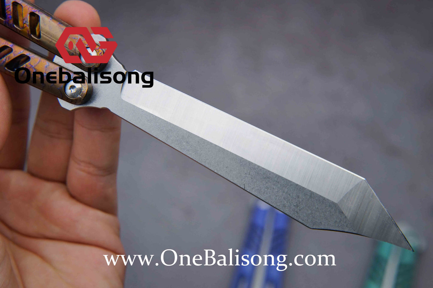 theone One-piece REP clone Titanium alloy-handle stainless steel blade bushings