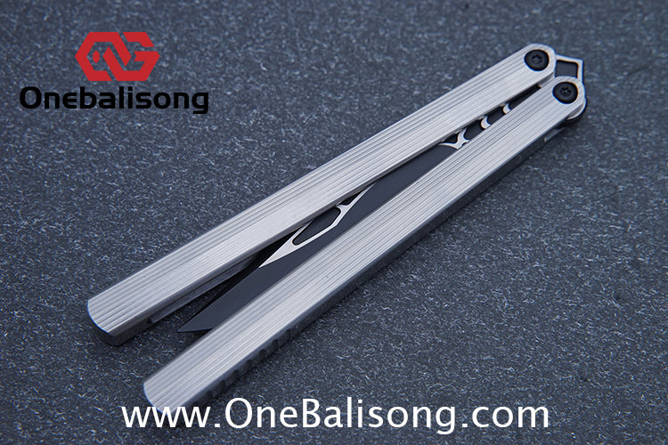 Armed Shark CK Balisong TC4 titanium 440C stainless steel Clone