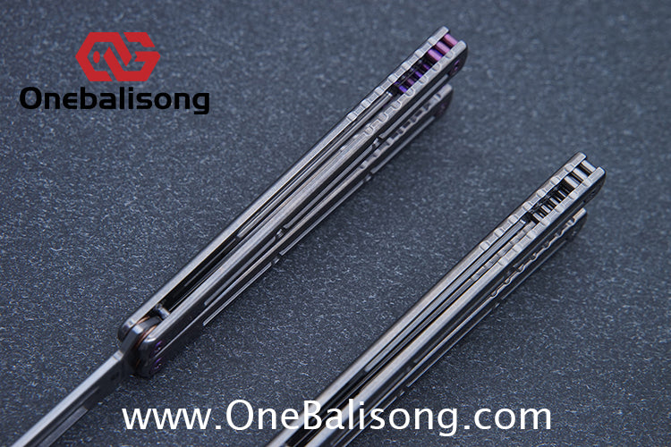 ARMED SHARK Sandwich Titanium Kraken Clone TC4 Titanium Alloy Handle 5CR15 Stainless Steel Blade Bushing