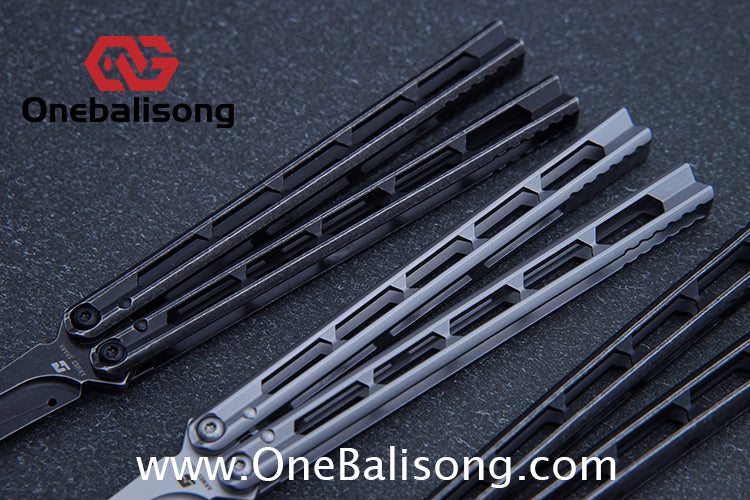 ARMED SHARK Prism Balisong Clone 5CR15 Stainless Steel Handle Stainless Steel Blade Bushings