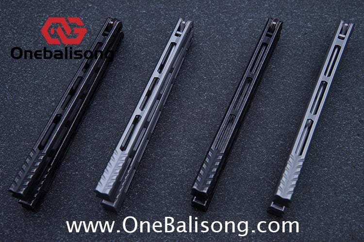 ARMED SHARK Prism Balisong Clone 5CR15 Stainless Steel Handle Stainless Steel Blade Bushings