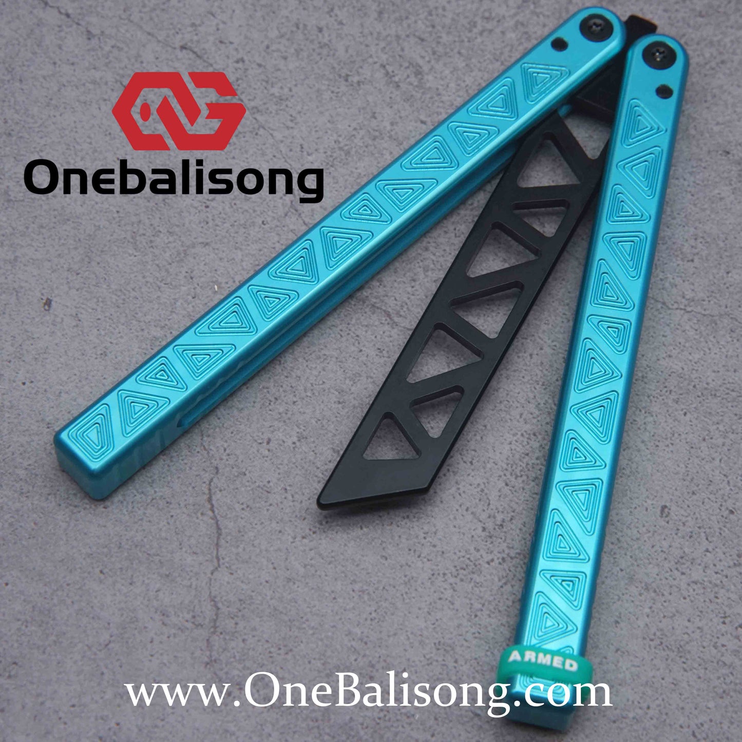 ARMED SHARK origin clone Aluminum alloy handle stainless steel blade bushing