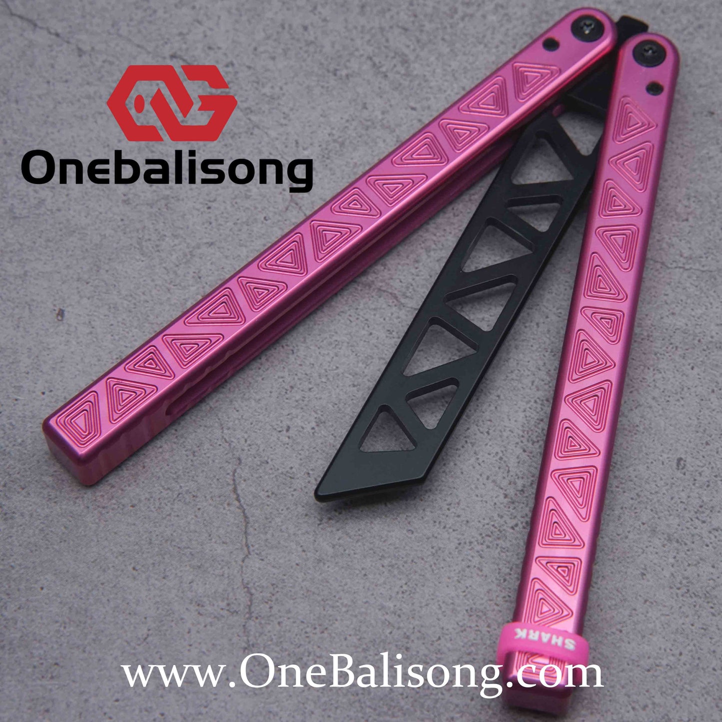 ARMED SHARK origin clone Aluminum alloy handle stainless steel blade bushing