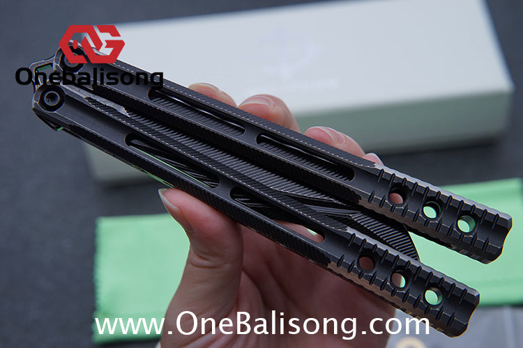 Baliplus Orca V1.5 Clone Flying Butterfly Clone Titanium Alloy Handle Stainless Steel Blade