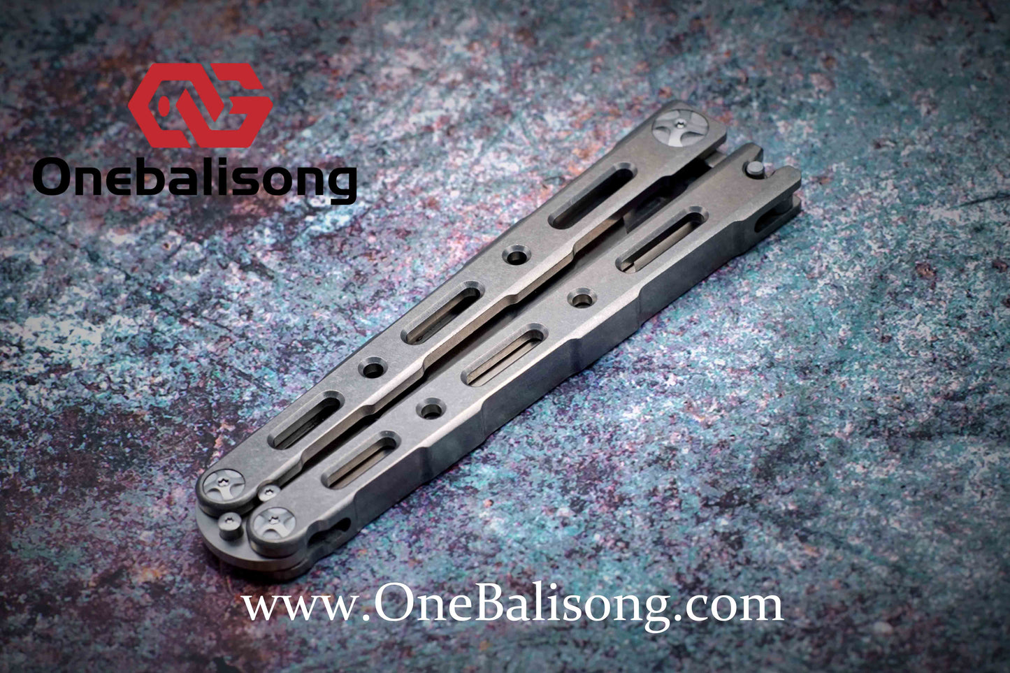 theone BM87 clone Titanium handle stainless steel blade Bushing One-piece structure